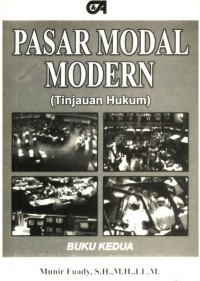 Image of Pasar modal modern: tinjauan hukum
