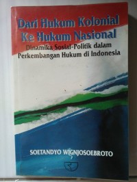 Image of Dinamika sosial-politik perkembangan hukum di indonesia