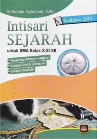 Image of Intisari sejarah untuk sma kls X, XI, XII