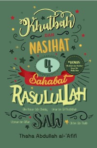 Image of Khutbah Dan Nasihat 4 Sahabat Rasulullah Saw