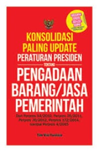 Image of konsolidasi paling update peraturan presiden