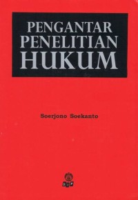 Image of Pengantar penelitian hukum