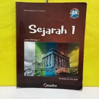 Image of Sejarah 1 untuk sma kelas x